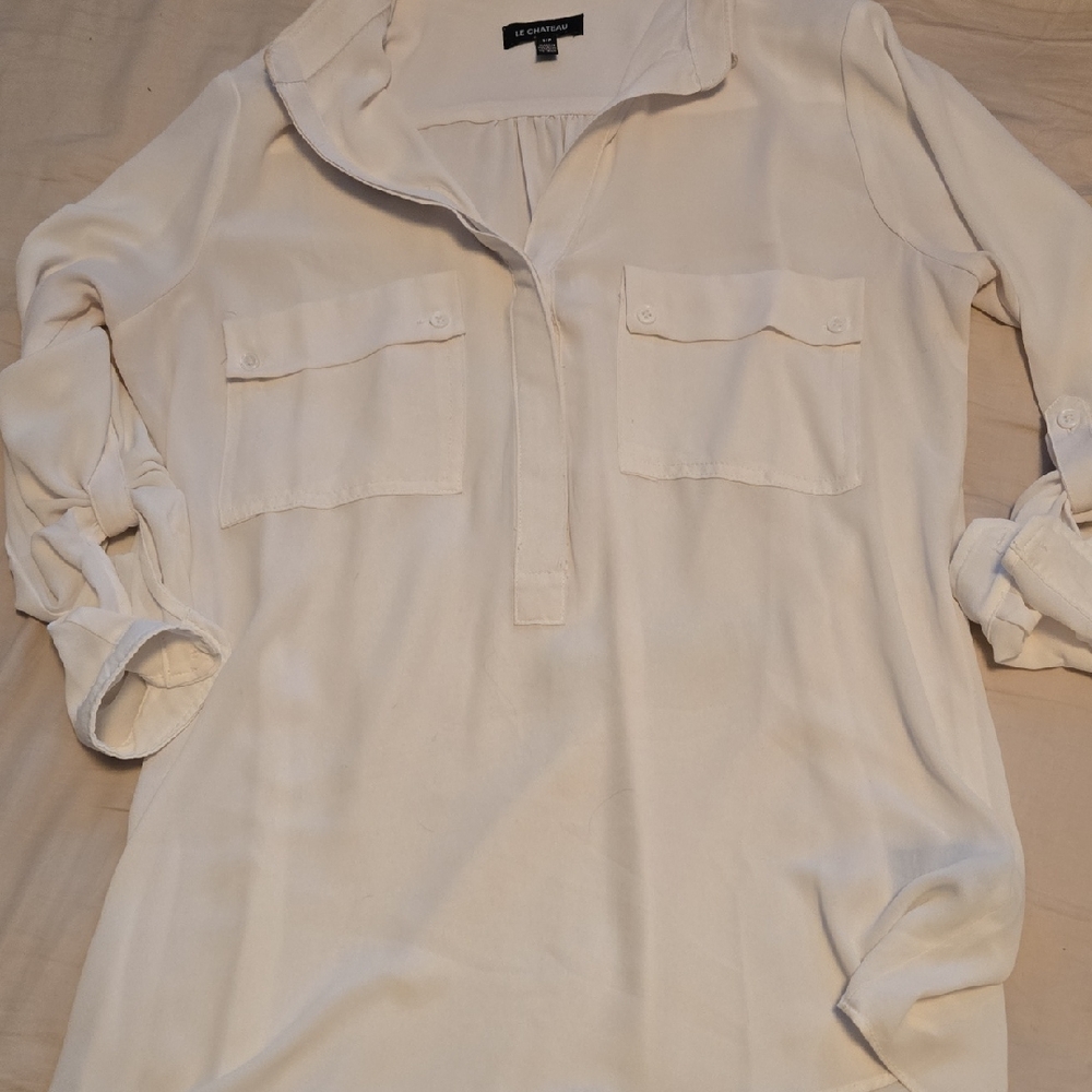 Le Chateau Cream Blouse